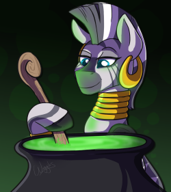 ask-wiggles:Decided on Zecora because I love her but I don’t