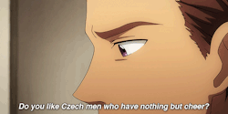fencer-x:  nkforovs:I can’t believe Michele called Yuri a moody