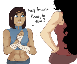 yakfrost: korra is a lucky gal just a little something i did
