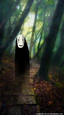 megarah-moon:  “No Face” by Myself (Background) (No Face) 