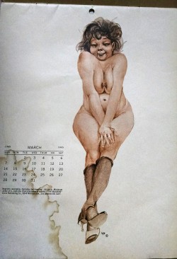 Miss March from  “The Maidens 1965 Calendar: A portfolio