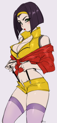 maidfrills:   annndd a commission of Faye Valentine from Cowboy