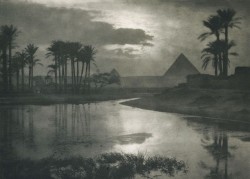 magictransistor:  Ernest R. Ashton. Evening near the Pyramids.
