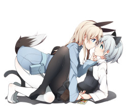 alohattlove:  eila ilmatar juutilainen and sanya v litvyak (strike witches) drawn by kinakomoti - Danbooru