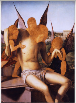 desimonewayland:  Antonello Da Messina: La Pietà 1474 - 1476