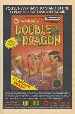 it8bit:  Double Dragon Advertisement (1988) “You’ll Never