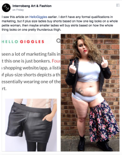 huffingtonpost:  Woman Gives Absurd Body-Shaming Ad The Middle