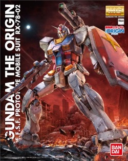 gunjap:  MG Gundam The Origin 1/100 RX-78-02 Gundam: BOX ART,