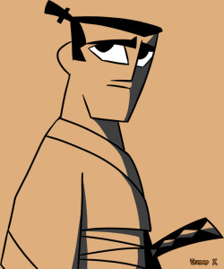 xenopolis: Inktober Nº23 Jack de Samurai Jack. Espero algún día acabar de ver esta serie.  