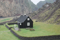 cabinporn:  Cabin on Vestmann Island, Iceland. Contributed by Noémie