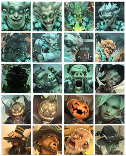 junkerfawkes:  Icons for all your overwatch Halloween needs! 