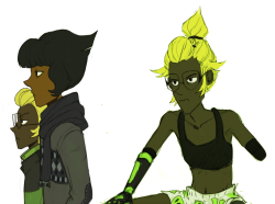 buroques:  out of context lapis and peridot scribbles from a