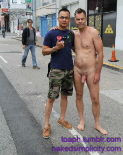 clothedmalenudemale:  Yours truly on Folsom St 