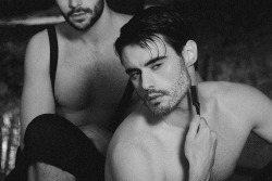 male-shaving-art:   Danilo Friedl & Saimon Rodrigues 