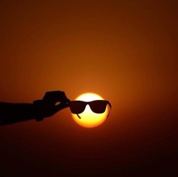 captcreate:  If the Sun can find sunglasses that fit it, why