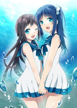 zan66:  mukaido manaka nagi no asukara seifuku tagme | yande.re