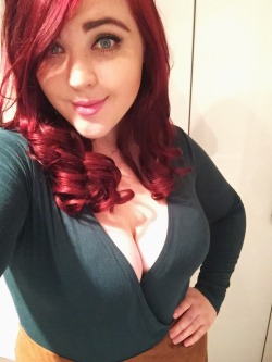 curvy-redhead:  Went out last night and my boobs may have got