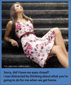 flr-captions:  Sorry, did I have my eyes closed? I was distracted