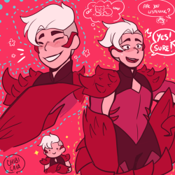 chibigaia-art:doodled Scorpia after working on commissions today!!