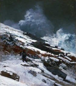 classic-art:Winter Coast Winslow Homer, 1890