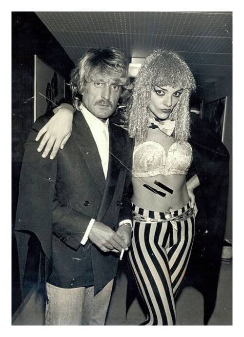 Christophe et Nina Hagen par Philippe Hamon, Los Angeles, 1983.