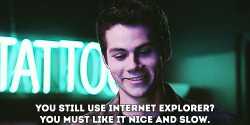 hobrien:  Stiles Stilinski getting his game on a.k.a. please