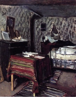 modernartstudy:the artists room rue lavin, 1878maximilien luce30cm