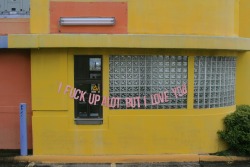 abandonedloveseries:  I fuck up a lot but I love youquote by