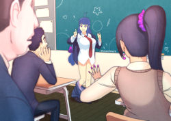 notzackforwork: Suddenly an anime, being an english teacher in