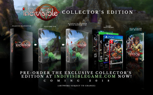 indivisiblerpg:  Only THREE weeks left to pre-order the @indivisiblerpg EXCLUSIVE physical Collector’s Edition and other physical goods!Available for #Playstation4, #XboxOne, #NintendoSwitch and PC - orders close on 12/31! Get immediate Backer Preview