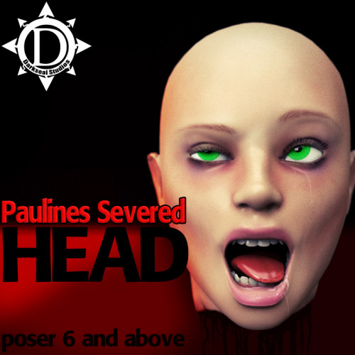  “It’s nothing to… lose your head over” Pauline’s Severed Head is a rigged head with some morphs to give your bodiless girlfriend some expression! You will find Pauline’s Severed Head in the “Severed Heads” folder