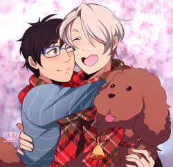 princessharumi:merry christmas and happy birthday victor <3