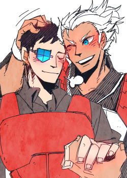 wakachiko:  coralus:  Made my other otp from design of wakachiko‘s