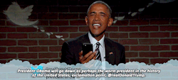 thejovanicmethod:  pagets:  Mean Tweets - President Obama Edition