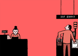 fermatatatardis:  vastderp:  thequantumqueer:  riotdog:  zmizet:  poopjokesanonymous:  barbieprivilege:  kamikazeruler:  azurea:  By Jean Jullien.  Visual representation on how we let technology ruin social interactions and pleasant experiences.  Me: