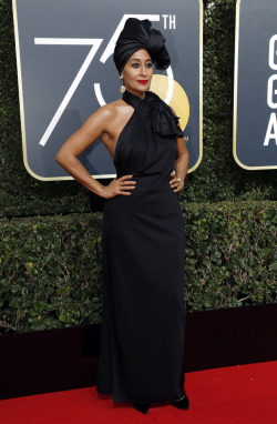 celebsofcolor:  Tracee Ellis Ross attends The 75th Annual Golden