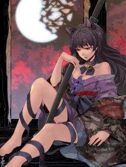 goth-albino-angel:  sumiwow: Japanese style BLAKE @dashingicecream