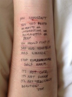 we-only-come-out-atnight:  wild-nirvana:   the only self harm