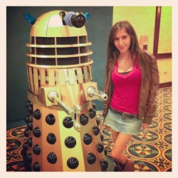 #tbt to the first time I met a Dalek at Gally in 2011. Happy Regeneration Day, Doctor Who! This show changed my life in an immeasurable way. It&rsquo;s given me so much and even though it&rsquo;s &ldquo;just a TV show&rdquo;, it truly means the galaxy