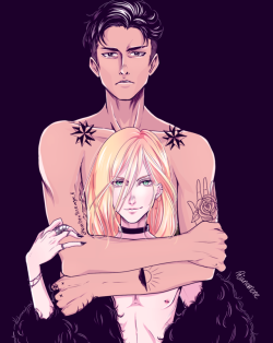 rianemone:POWER COUPLEbecause @kawaiilo-ren‘s mafia au gives