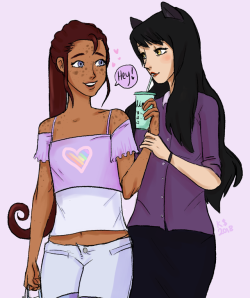 lovebirdsart:what is their ship name? purple babes?? 