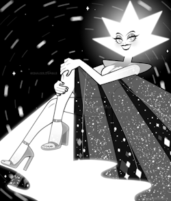 nebuleer:i dont even watch su but i wanted to draw white diamond