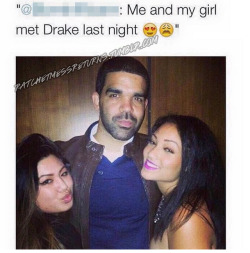 bruhdidas:  Imagine all the pussy this faux drake has been getting