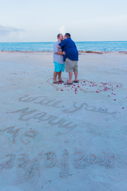 bearing-tons:  It’s official, Chad and I are engaged! The last