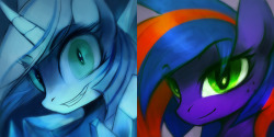 Icon commissions for Grimrubix and Kazudashie