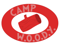 dacommissioner2k15:  Camp W.O.O.D.Y.: The Logo V1. and V2 —————————