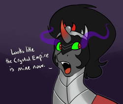 ask-king-sombra:Guest Update by @horsetautology!omfg XD Dat sexay