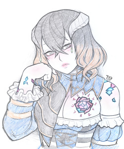 tabletorgy-art:  bloodstained sketches from the weekend!because