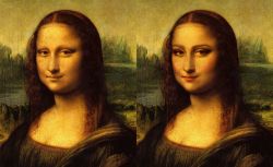 The Monalisa with makeup