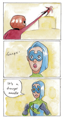 thewarriorofthewinter:  Some comic strips based in @the-incredibles-but-wrong